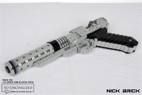 Lego Moc A180 Blaster Pistol By Nickbrick Rebrickable Build With Lego