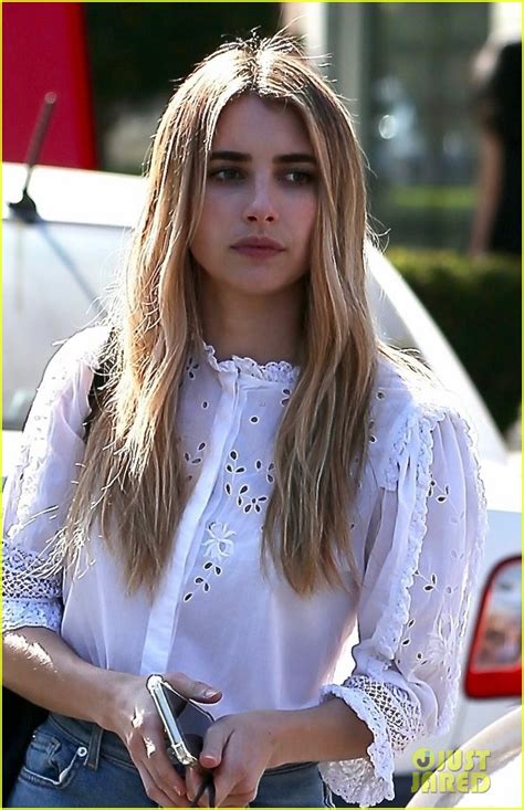 Emma roberts got a dramatic new hair color and style for summer. Emma Roberts Debuts Longer, Blonde Hair After Salon Trip ...