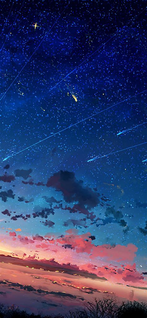 🔥 Download Anime Scenery Horizon Shooting Star Sunset 4k Wallpaper By