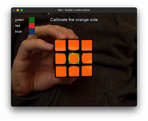 A Webcam Based 3x3x3 Rubik S Cube Solver Written In Python 3