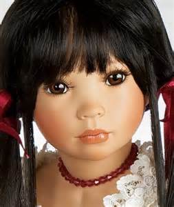 19 Inch Jada Asian Doll Crafted In Porcelain Artist Linda Mason