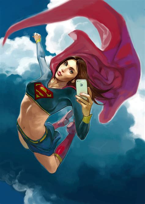 Supergirl Selfie Supergirl Comic Power Girl Supergirl
