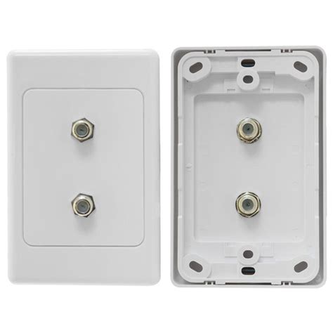 Wall Plate Twin F Type F Socket Online Kg Electronic