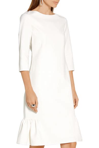 Oscar De La Renta Wool Blend Crepe Dress Net A Portercom