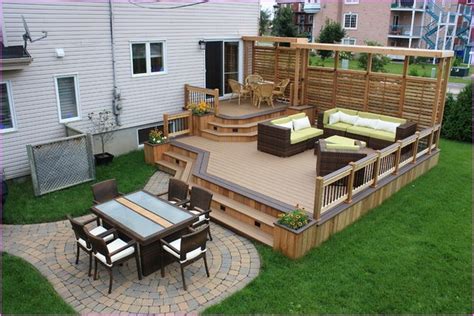 Awesome Deck And Patio Design Ideas Backyard Combinations Dream Decks