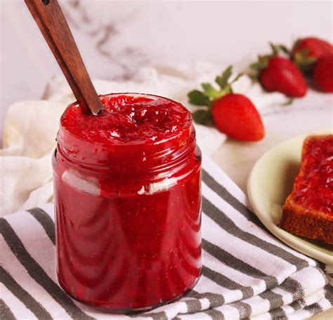 Simple Homemade Strawberry Jam Recipe Quick And Easy Strawberry Jam