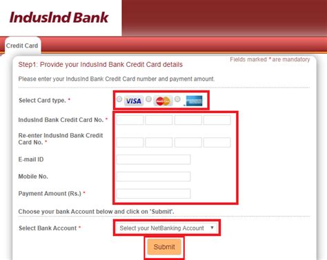 Ifsc code axis bank online branches micr bsr swift codes address, contact no for doing online neft rgts ecs transactions. IndusInd Bank Credit Card Bill Payment - How to Pay Online ...