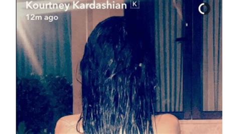 kourtney kardashian posts naked snapchat 8days