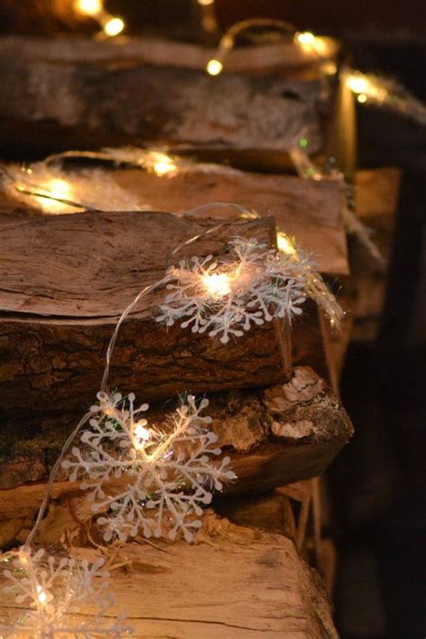 A Truly Magical Set Of Led Snowflake Fairy Lights The Snowflakes