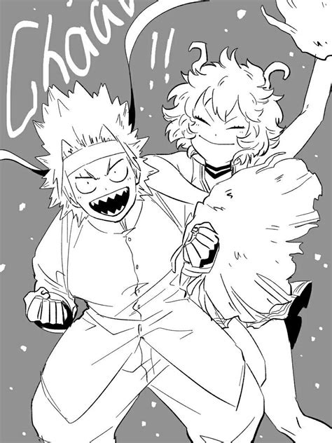 Kirishima Eijirou And Ashido Mina Аниме Герои Картины