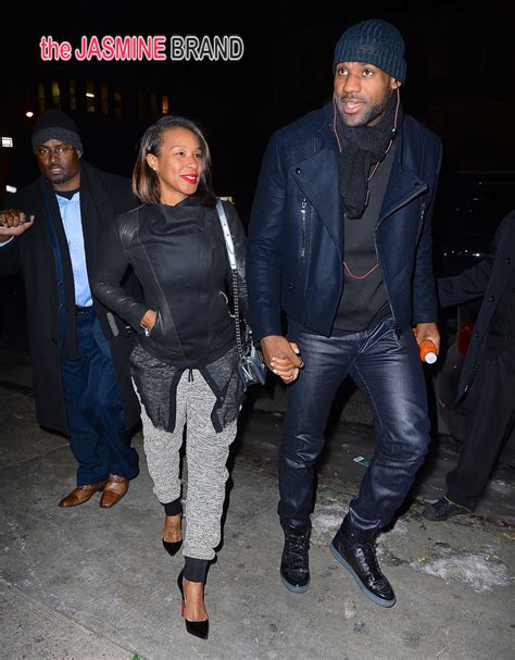 Rihanna definitely out of line. LeBron James & Wife Savannah Brave NYC Cold to Hit the ...