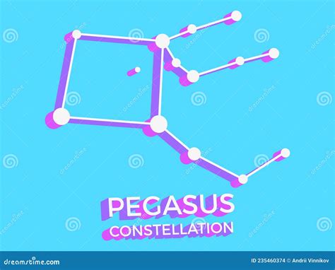 Pegasus Constellation Starry Night Sky Cluster Of Stars Galaxy Deep