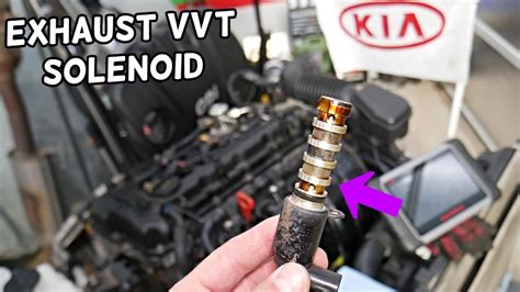 Exhaust Variable Timing Vvt Solenoid Replacement Removal Location Kia