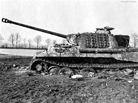 Destroyed Panther Ausf A World War Photos