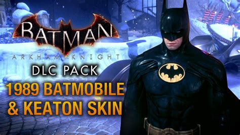 Batman Arkham Knight 1989 Batmobile And Keaton Skin Race Tracks