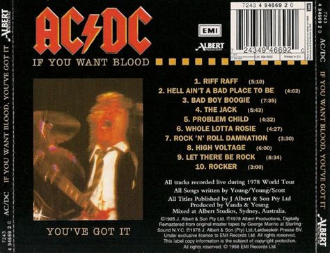 Buy Acdc If You Want Blood Youve Got It Cd Album Re Rm Online