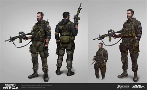Rick Zeng Call Of Duty Black Ops Cold War Characters Concept Frank