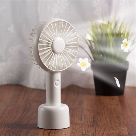 Insten Small Portable Handheld Fan Aroma Cooling Fan Battery Operated Usb Rechargeable With Desk