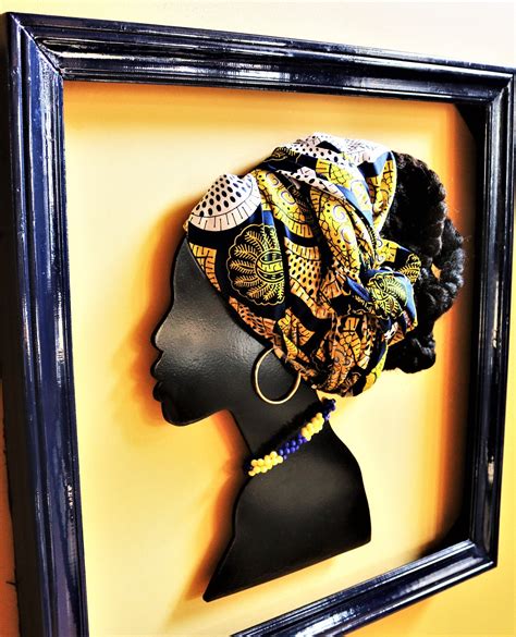 African Art 3d African Art Black History African Wall Art Etsy