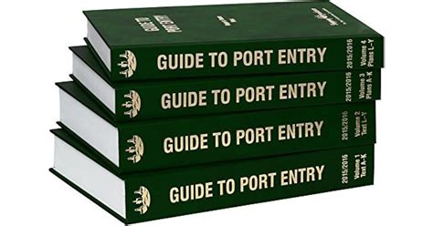 Guide To Port Entry 20152016 By Shipping Guides Ltd