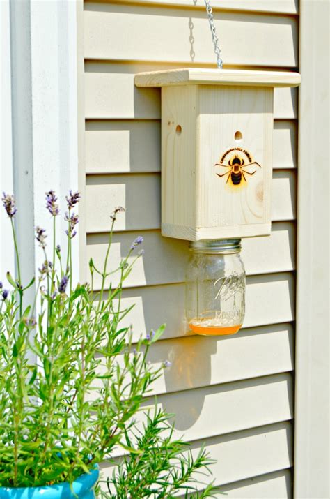 Tie off the open end with a length of string and hang it in the area you want to protect. How To Trap and Kill Carpenter Bees and Wasps Too - Mom 4 Real