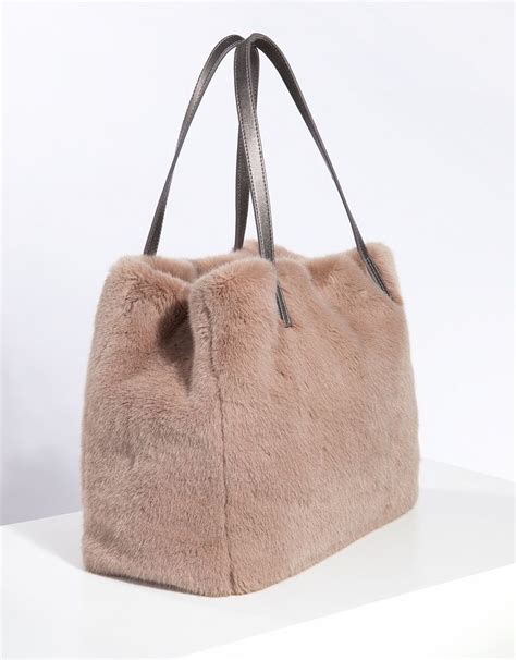 Faux Fur Tote Bag Accessories Sale The White Company With Images