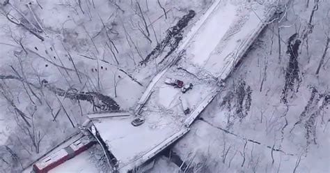 Watch Drone Captures Aerials Of Collapsed Pittsburgh Bridge