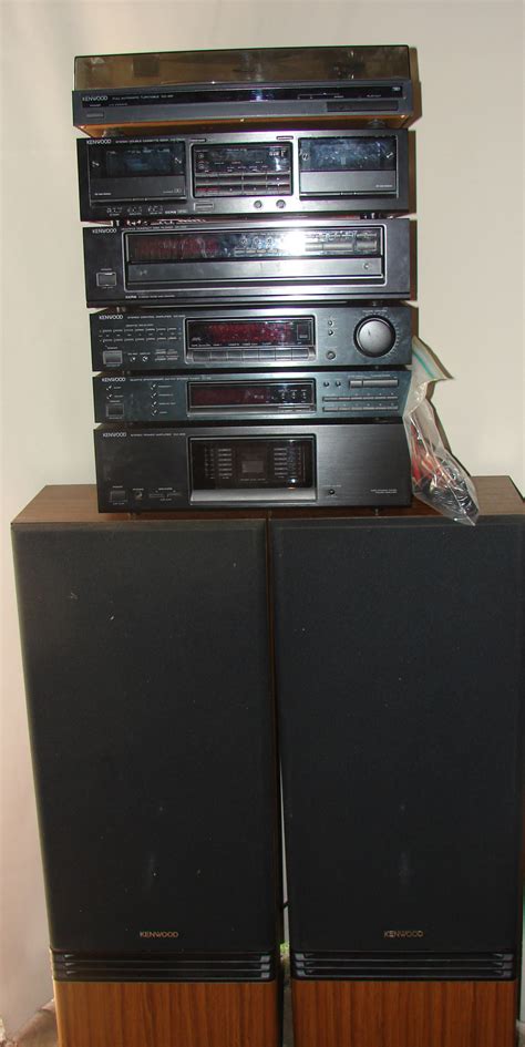 Complete Kenwood Stereo System 6 Components Plus 2 Speakers Turntable