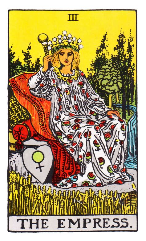 Professional tarot reading, with an overview of the cards as they are laid, including their attributes in progression. The Empress in Tarot Card | Empress tarot, Empress tarot card, Rider waite tarot decks