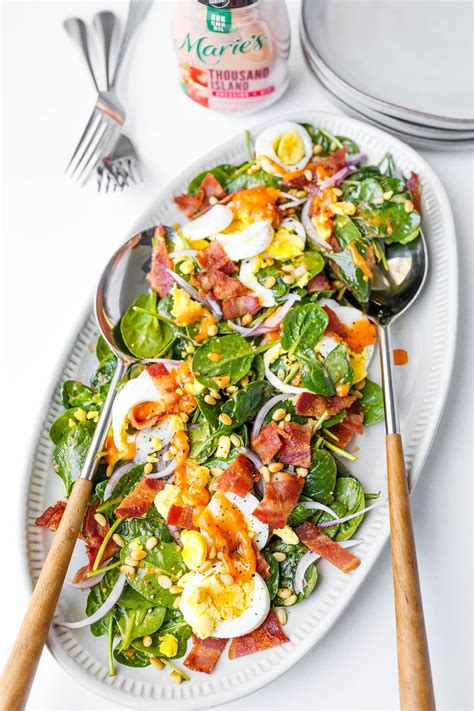 Spinach Salad With Warm Bacon Dressing Reluctant Entertainer