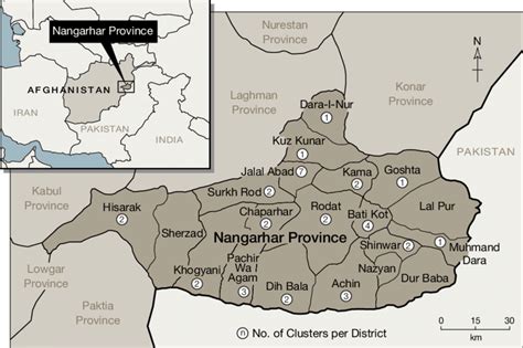 Ashraf drew the map on vellum, and reproduced it to flimsy diazo blueprints in preparation for afghanistan's first. Geographic Distribution of 37 Clusters in Nangarhar Province,... | Download Scientific Diagram