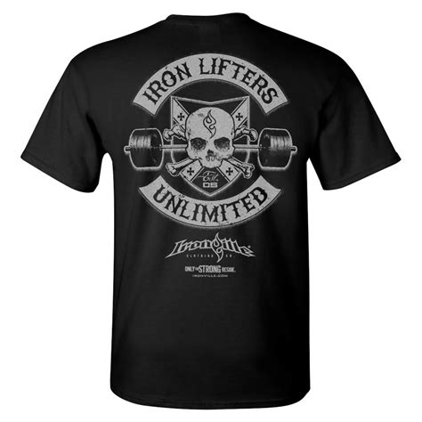 Mens gym t shirt bodybuilding top arnold schwarzenegger uab vintage gym wear. Iron Lifters Unlimited | Weightlifting T-Shirt | Ironville ...