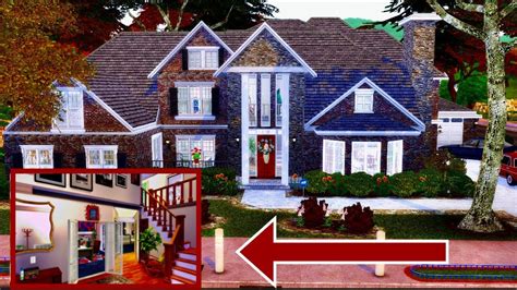 I Built A Realistic 90s Suburban Home In The Sims 4 Youtube