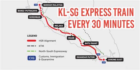Kuala lumpur international airport is located 45km south of kl city centre. KL-Singapore High-Speed Express Rail Will Run Every Half ...