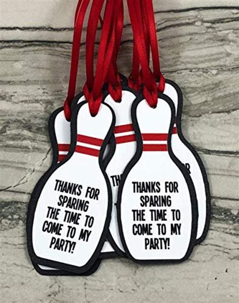 These Bowling Pin Shaped T Tags Are Perfect For Your Party At The