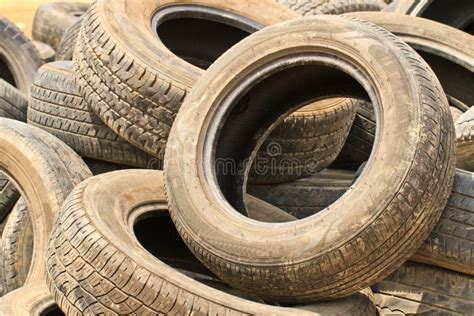 Very Old Car Tires Stock Photo Image Of Dirty Recycle 41149898