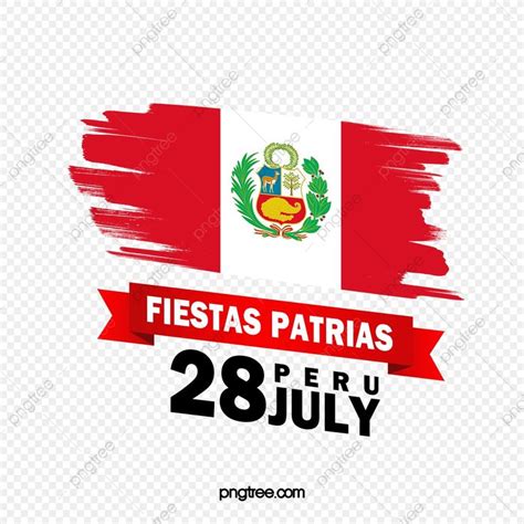 Textura Pintada A Mano Alrededor De La Bandera De Perú Png El Día De