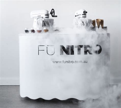 fu nitro liquid nitrogen ice cream gelato bar hire for weddings one fine day geek food