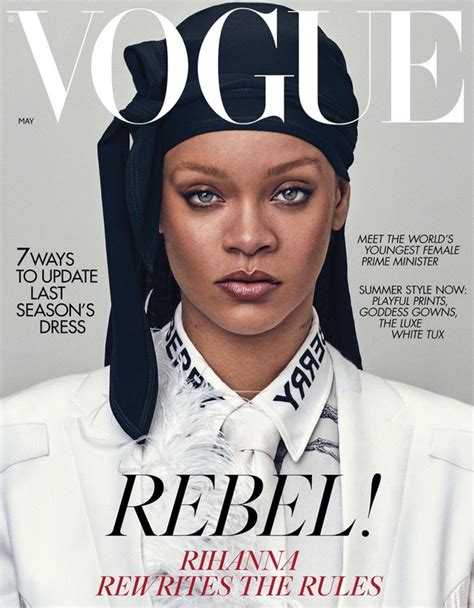Rihanna Xuất Hiện đầy ấn Tượng Trên Vogue Anh Vtvvn