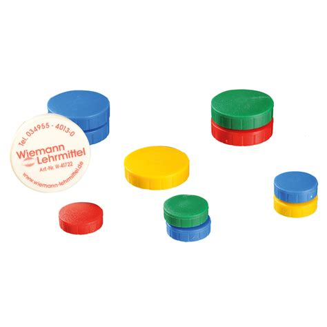Pinnwand Magnete rund farbig bunt D30x8 mm Haftmagnete Büro Haushalt Magnet 
