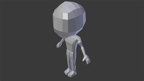 3d Model Chibi Male Character Cgtrader