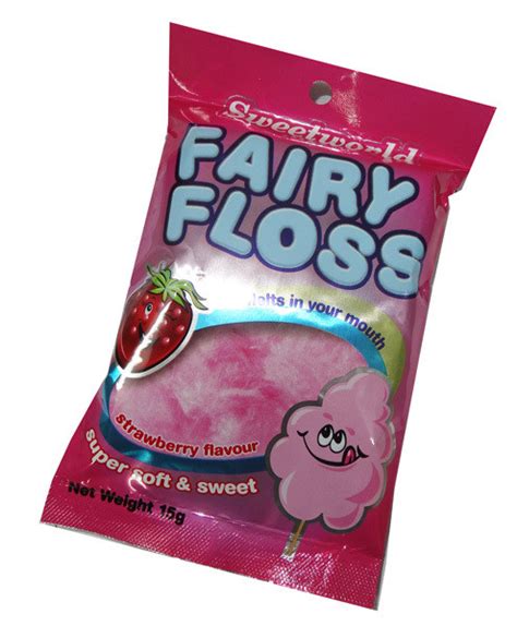 Sweetworld Fairy Floss 15g Bag Confectionery World