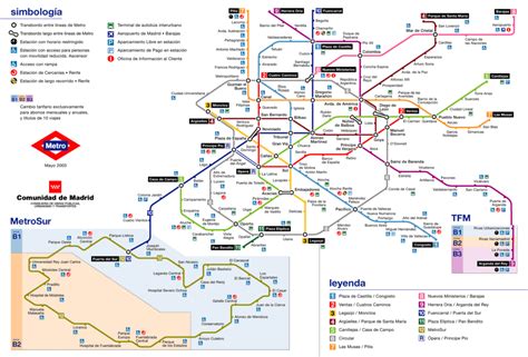 Metro De Madrid Plano De Las Líneas Horario Y Precio Del Billete
