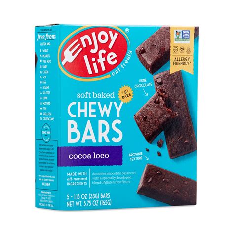 Cocoa Loco Baked Chewy Bars By Enjoy Life Thrive Market