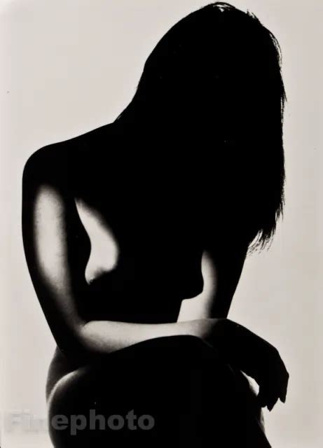 Original Female Nude Breast By Miloslav Stibor Czech Silver My XXX