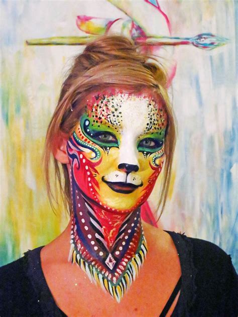Kitty Cat Facepaintmakeup By Natashakudashkina On Deviantart Mime Face