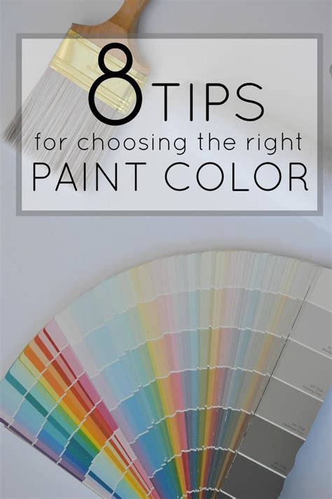 8 Tips For Choosing The Right Paint Color