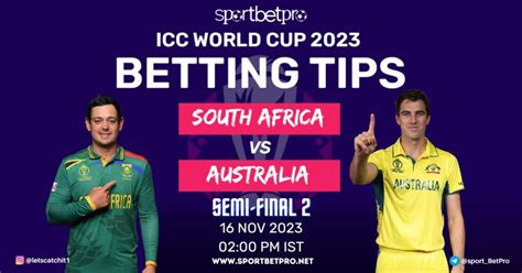 Cwc 2023 2nd Semi Final South Africa Vs Australia Today Match Prediction
