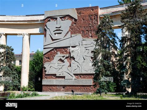 Volgogrado Rusia Junio 27 2016 Pavlovs House El Monumento De La