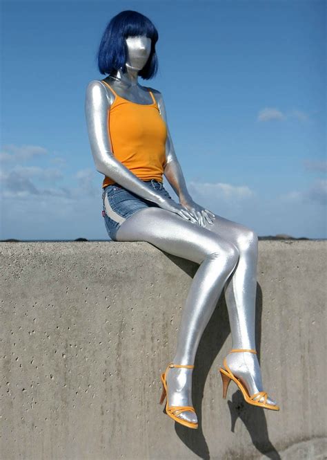 Buy Mw7285 Mywayfashion Luxury Customize Shiny Metallic Zentai Suit Fetish